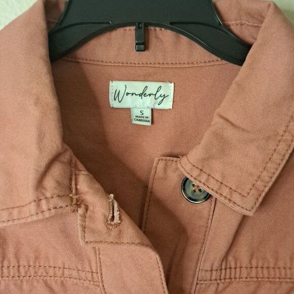 Wonderly pink utlility jacket size small - Picture 2 of 6